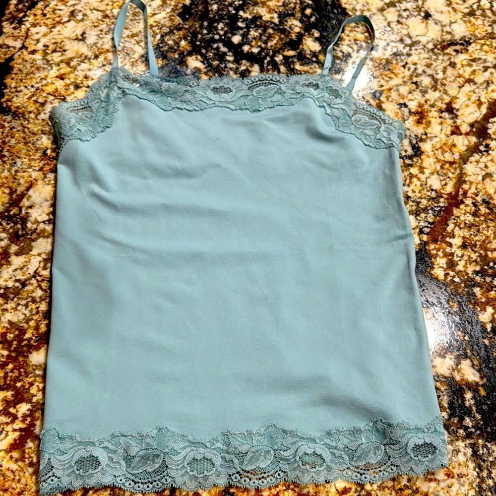 Ann Taylor Lace Trim Camisole - Picture 6 of 11